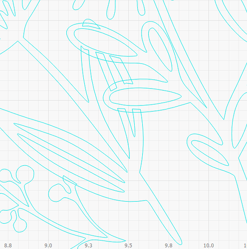 Overlapping paths
