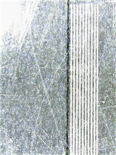 Opt laser vertical scan black line 50 microns