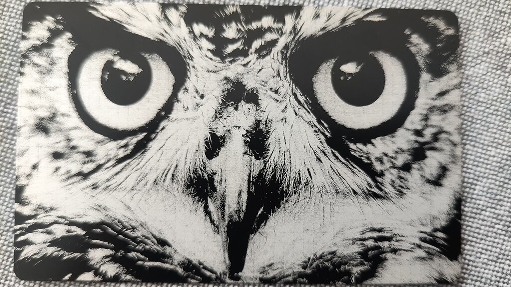 Why is my bitmap engraving is ribbed - Community Laser Talk - LightBurn ...