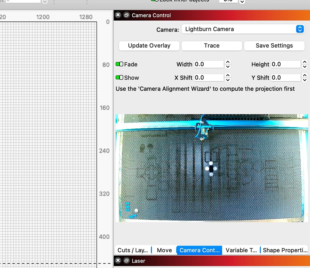 Lightburn Not Retaining Alignment/Calibration LightBurn Software
