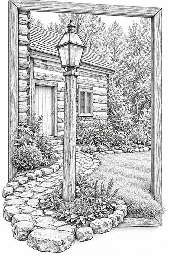 CABIN20 3D ILLUSION SKETCH