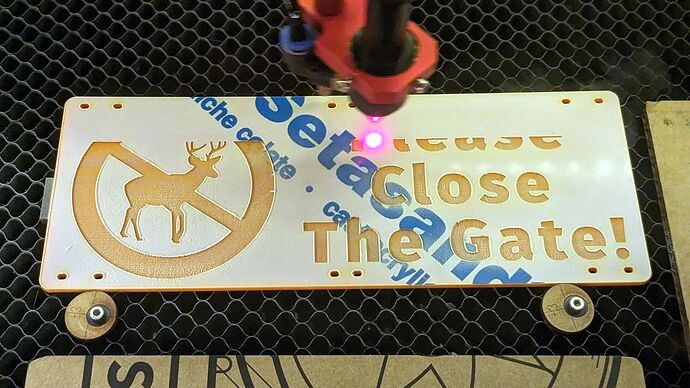 PXL_20230115_235849302 - Please Close The Gate - acrylic engraving