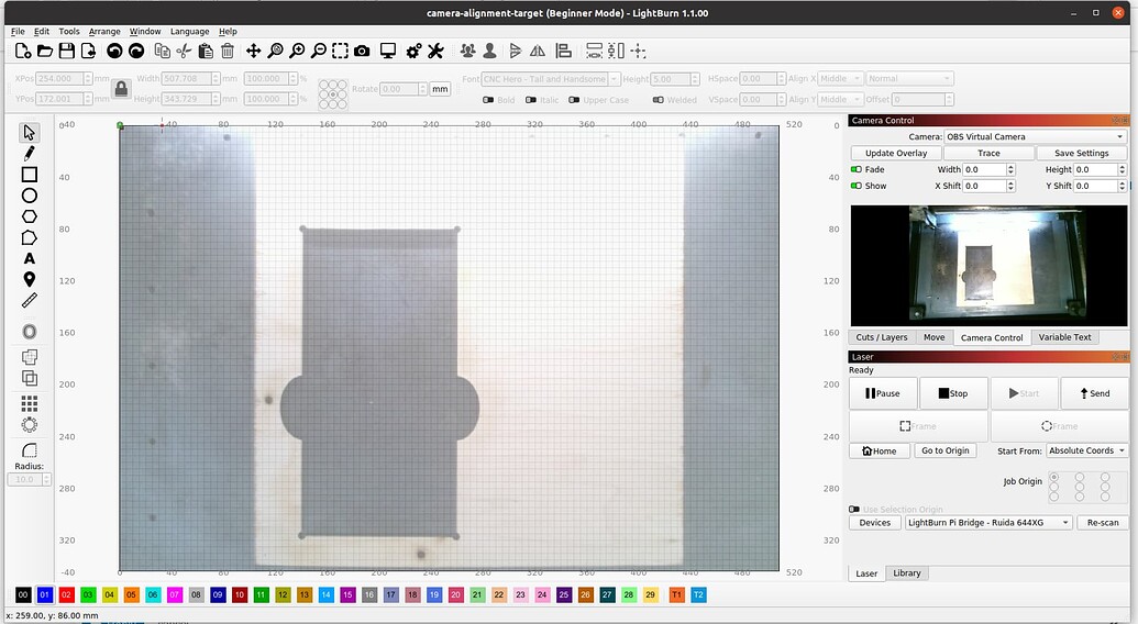 Lightburn camera viewing angle selection - LightBurn Hardware ...