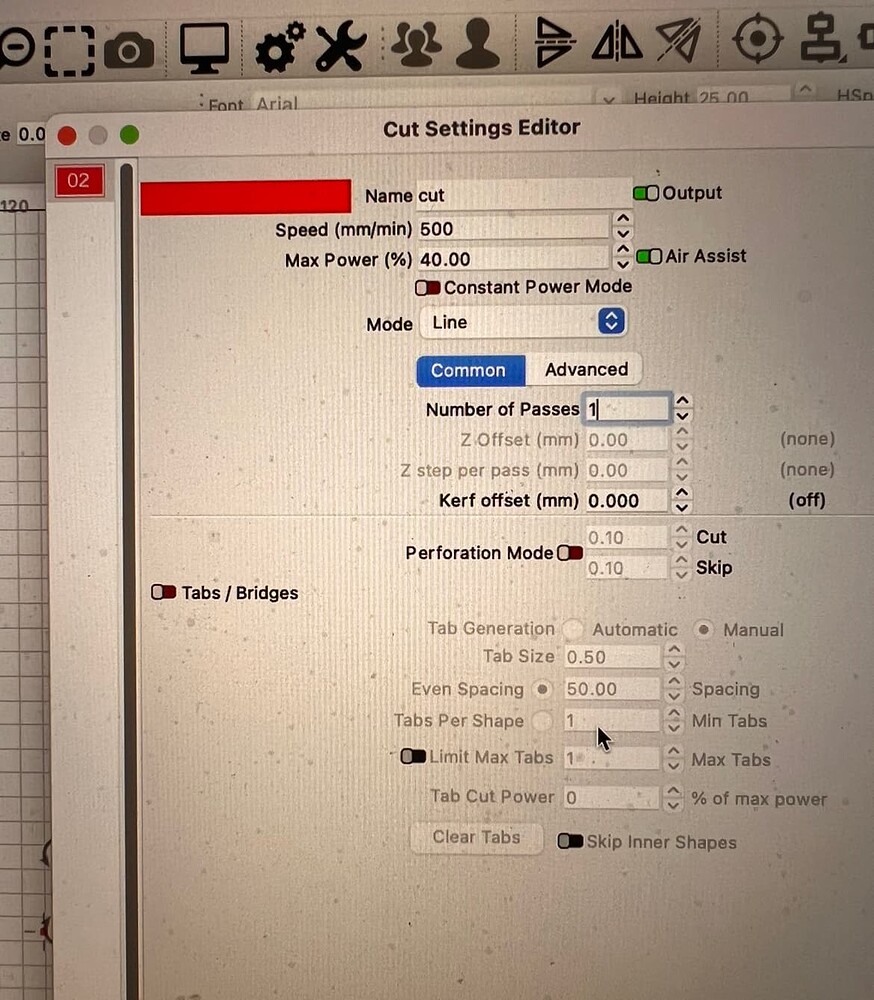 Sculpfun S9 Does Finde In The Line Setting But Keeps The Laser On Constantly In FILL 