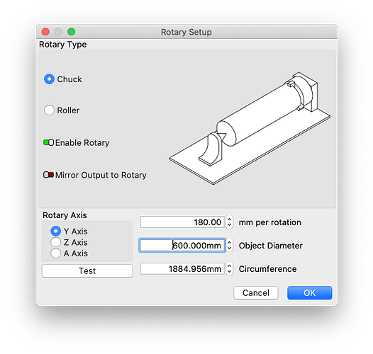 RA2 Setup window