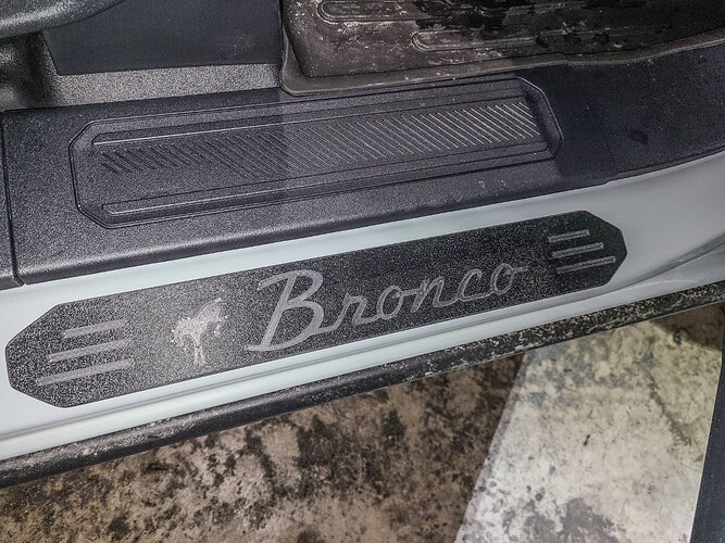 Bronco sill plates 1