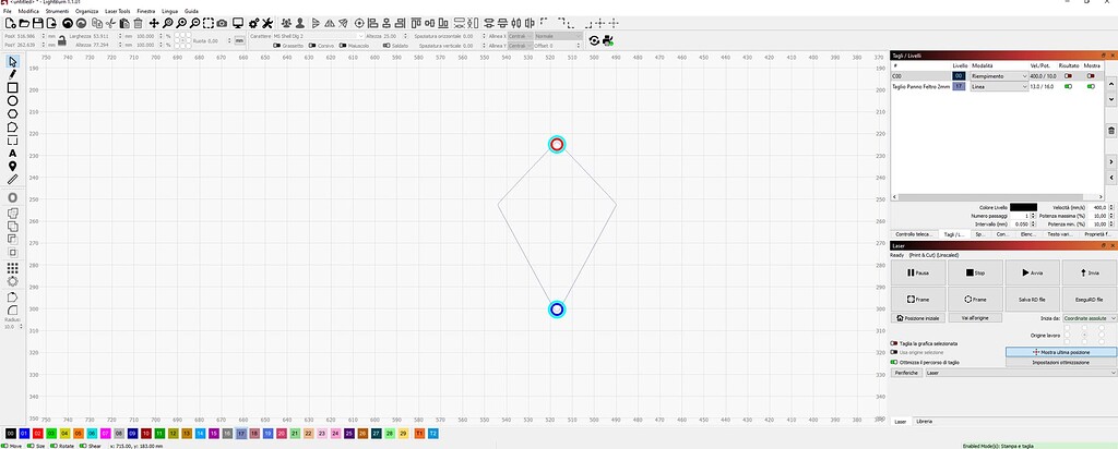 Can't cut all the way through 3mm basswood (likely user error) - LightBurn  Software Questions - LightBurn Software Forum