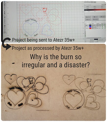 Before and After of Lollipop Burn