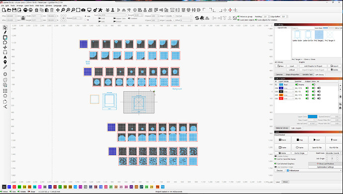 LightBurn - stashing designs
