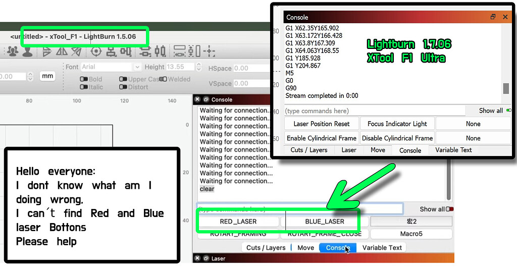 How do I get the Red and Blue laser buttons for XTool F1 Ultra? - xTool ...