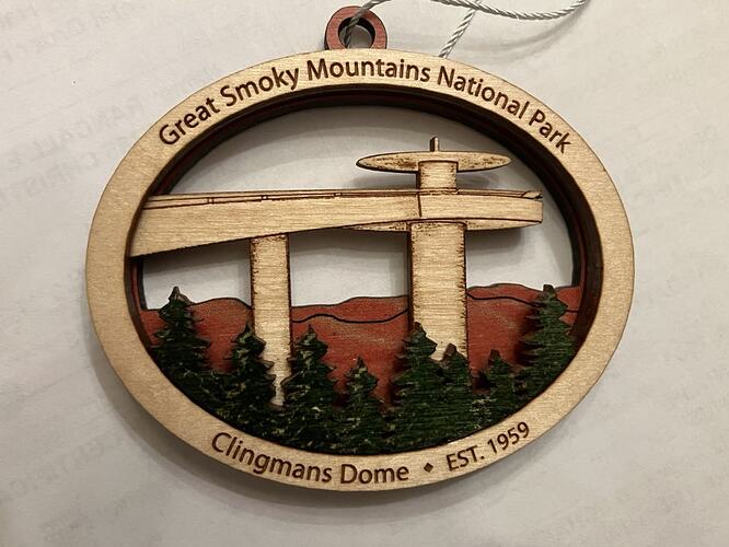 clingmans dome ornament