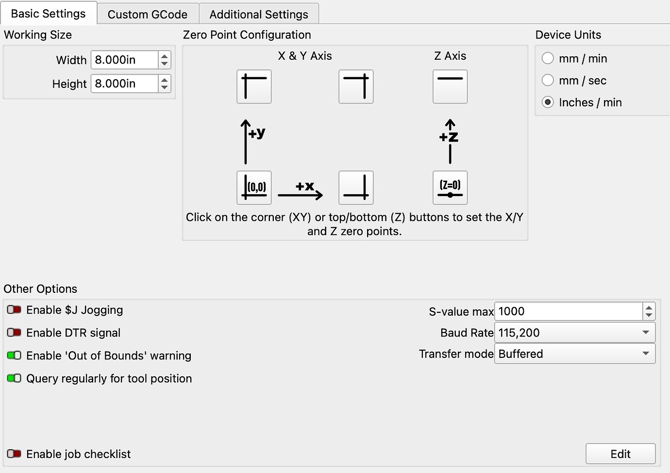 Issue with units in the device settings - MillMage Software Questions ...