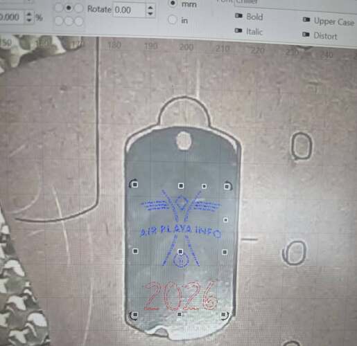 dog tag jig as seen in lightburn after framing dog tag jig result|386x500, 75%