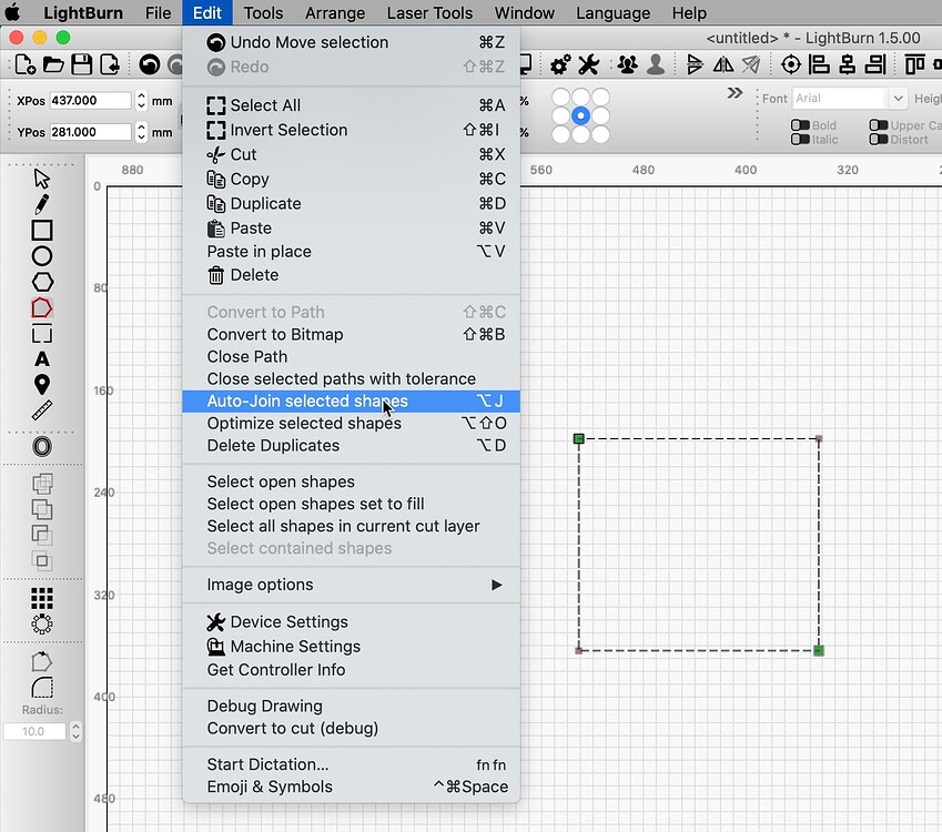 Basic node editing question - Tips and Tricks - LightBurn Software Forum