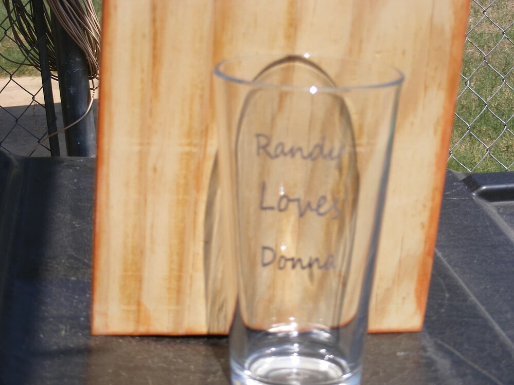 My first glass etchings Finished creations LightBurn Software Forum