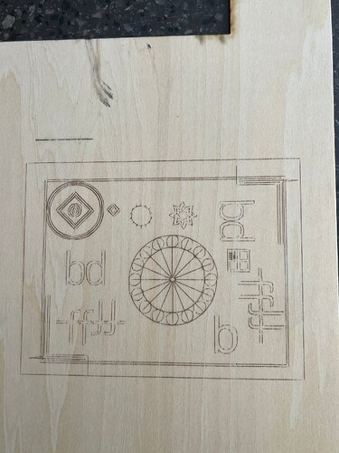 .Lightburn test pattern