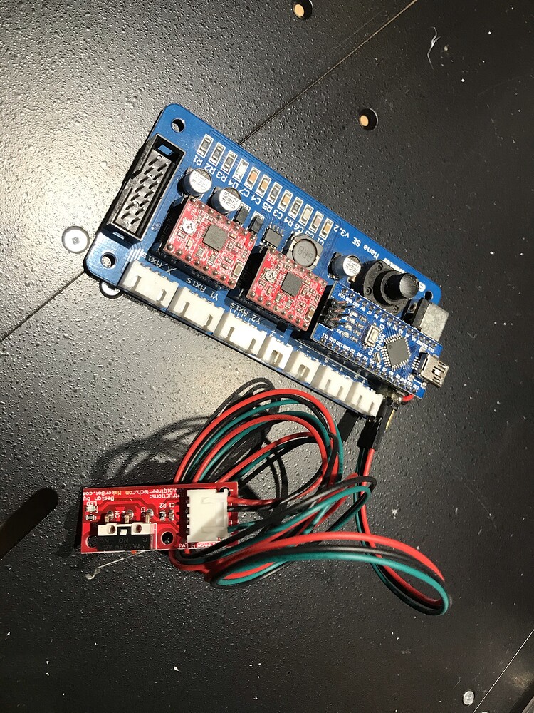 Acro Laser, EleksMaker Mana SE V3.2 GRBL 1.1e and limit switches GRBL