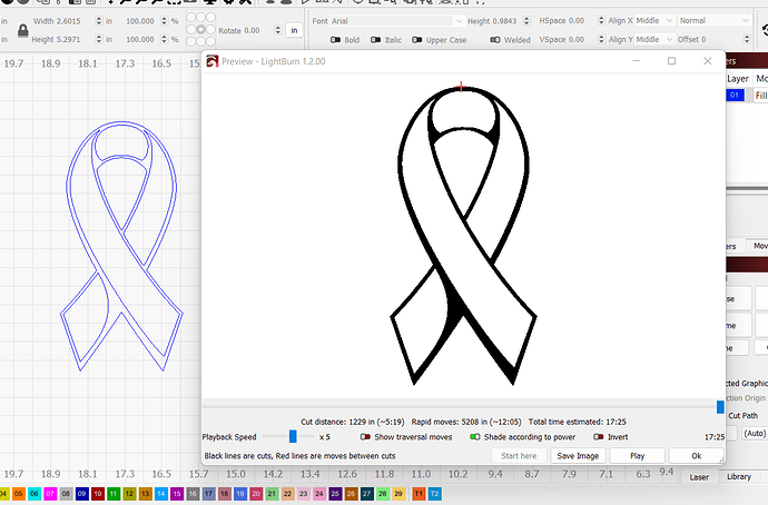 Cancer ribbon creations - Project Files - LightBurn Software Forum