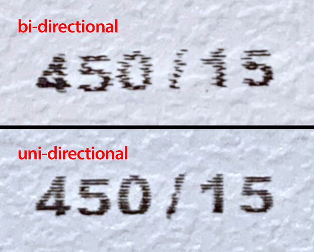 Laser Engraving uni vs. bi directional