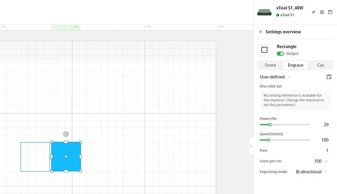 XCS_score and engrave squares