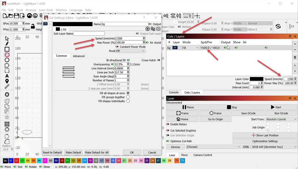 Laser wont burn - Tips and Tricks - LightBurn Software Forum