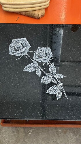 etched roses
