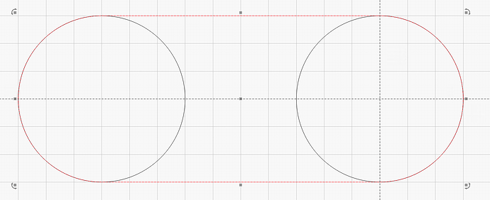 LightBurn - center-to-center circle hull