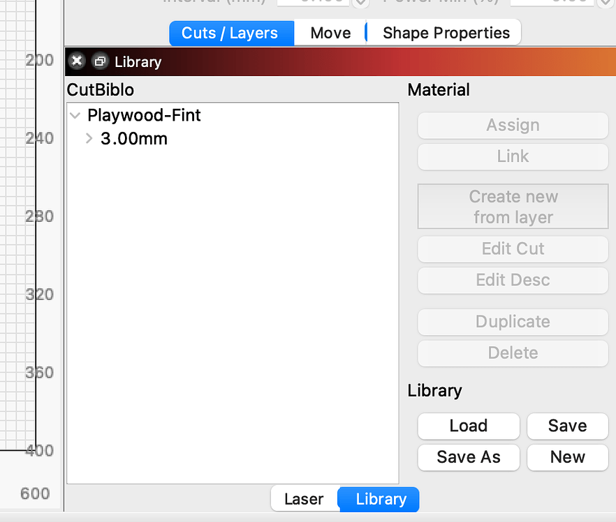 Lightburn Software Library Save location for settings, device settings, library - LightBurn ...