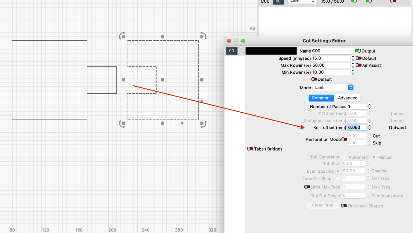 Kerf adjustments using LightBurn Community Laser Talk LightBurn Software Forum