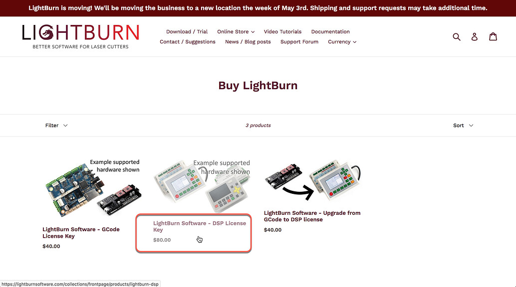 lightburn software cost