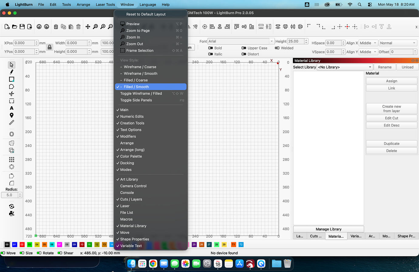 How to change line mode to fill mode? in cuts/layers - LightBurn ...