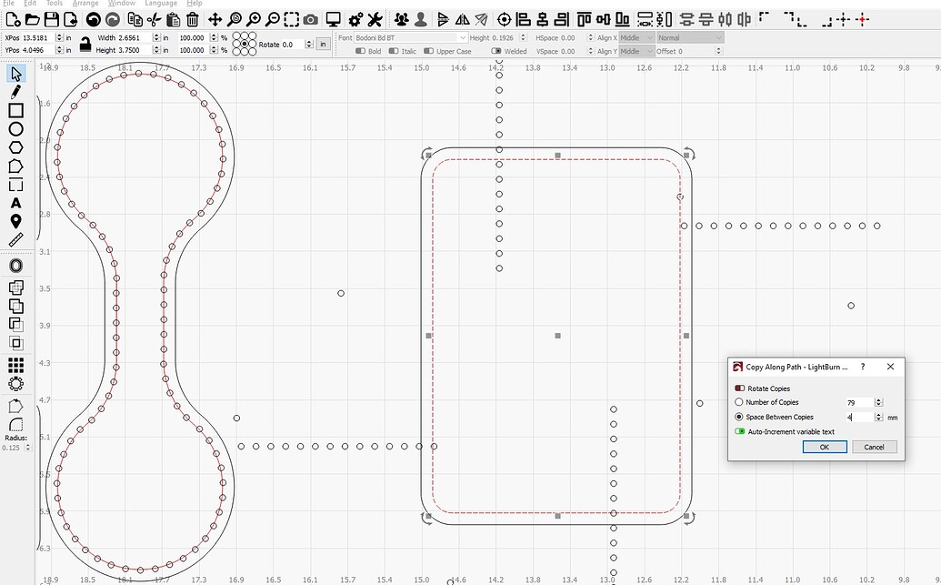 Copy along path issue - LightBurn Software Questions - LightBurn ...