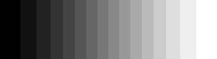 Grayscale calibration photo