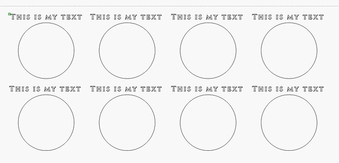 Aligned Middle Start