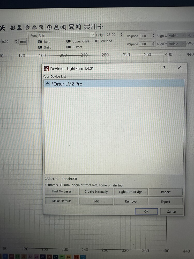 Laser disconnected after activation LightBurn Software Questions