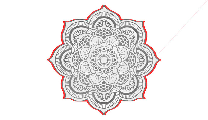 LARGE MANDALA COASTER