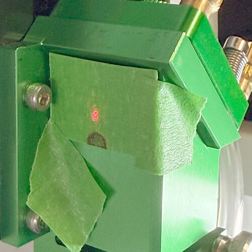 LightBurn - badly collimated red dot at M3