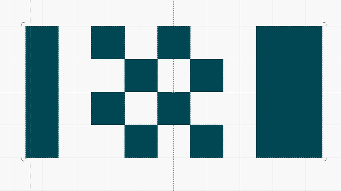 Pulse Timing Pattern - 1 mm blocks