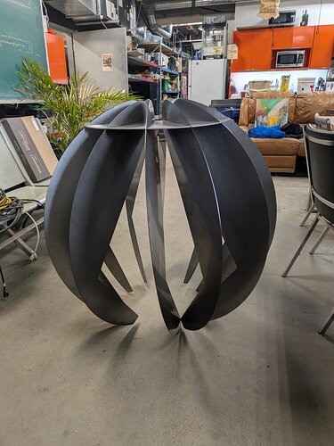 lamina-steel-sphere-radial-slices