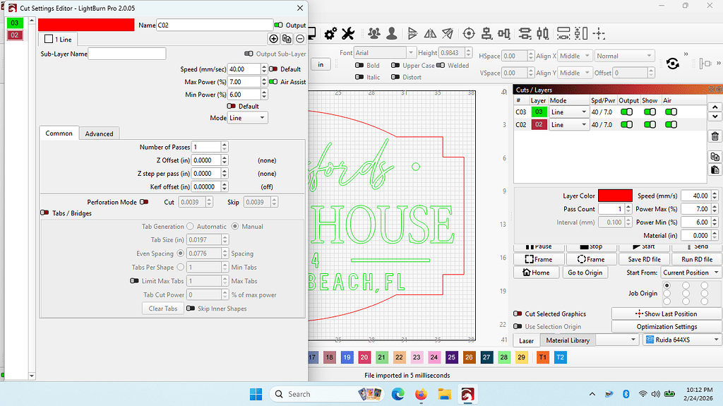 Cannot ReSize the Cut Settings Editor Dialog Box - Impossible to Access ...
