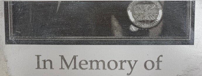 in memory of