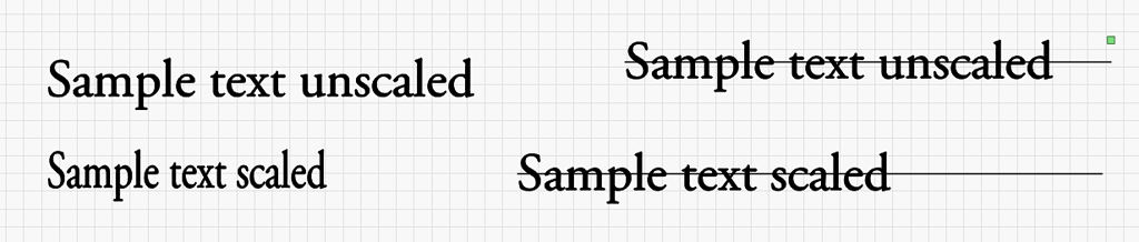 text-that-is-scaled-75-width-vs-100-height-will-revert-to-original-dimensions-when-applied-to