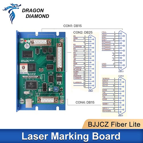Original-BJJCZ-Laser-Marking-Controller-Ezcard-Control-Board-For-Raycus-MAX-Fiber-Marking-Machine