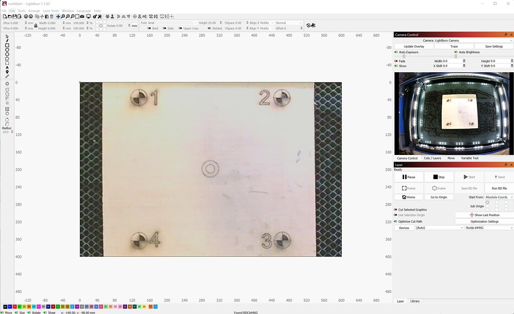 Lightburn Calibration issue LightBurn Software Questions LightBurn