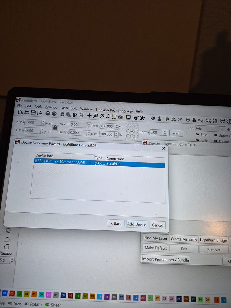 L33ページ X7/Lightburn diagnostic - Ruida controllers - LightBurn Software Forum