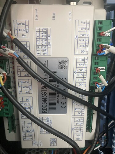 Ruida Controller Wiring