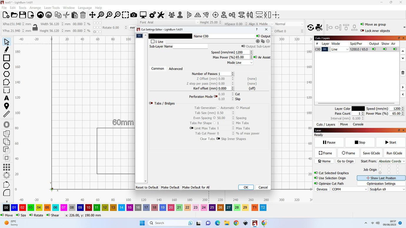Lightburn shape size - LightBurn Software Questions - LightBurn ...