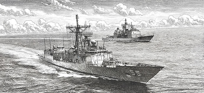 new boats line art