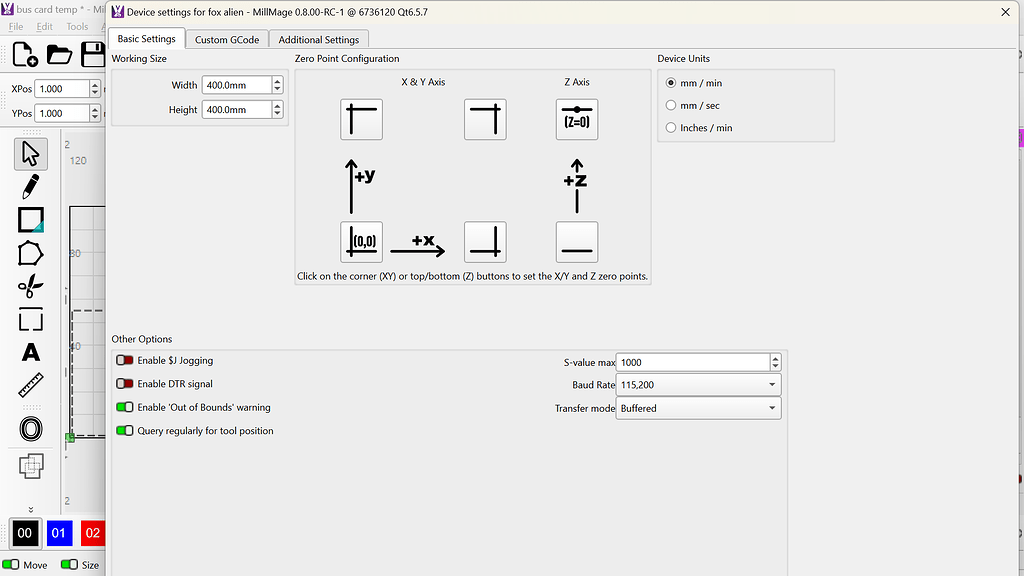 Having trouble with set up - MillMage Software Questions