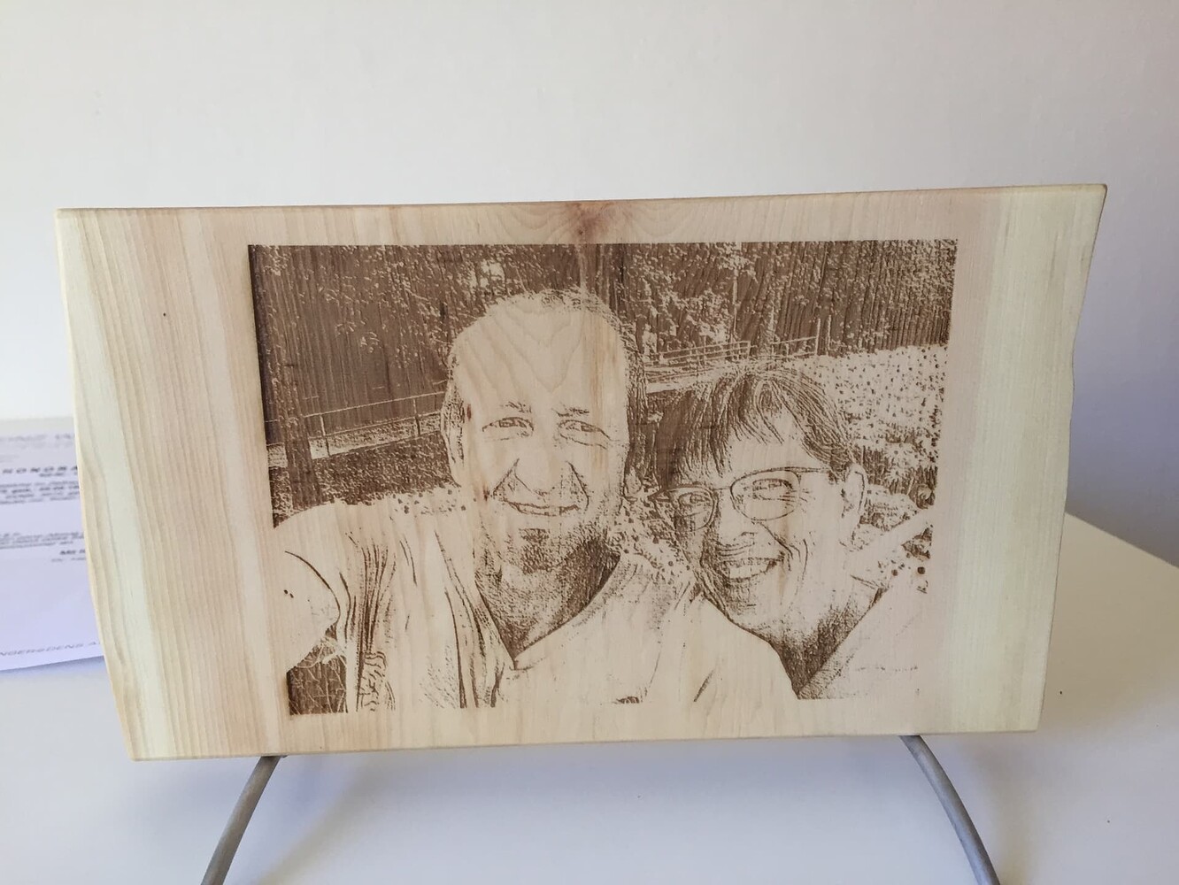 Photo on pine wood - Finished Creations - LightBurn Software Forum